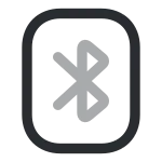 Bluetooth Rectangle SVG Icon